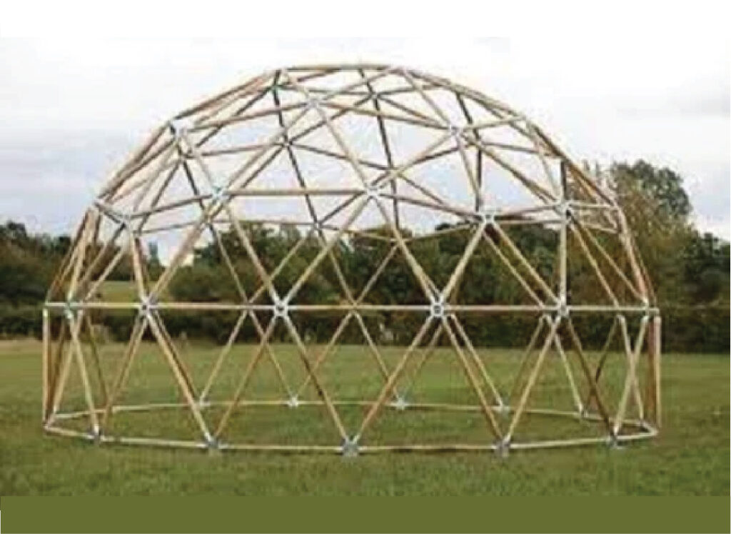 GEODESTIC DOMES at Infinite structure